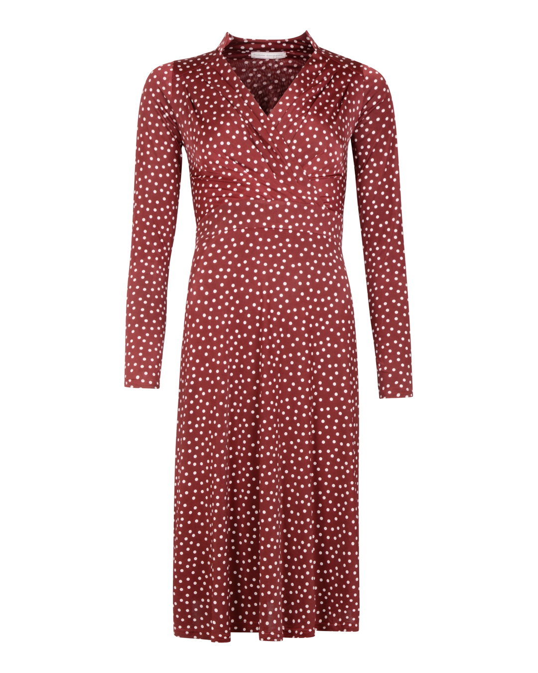 Klänning Pauline burgundy dot - 7
