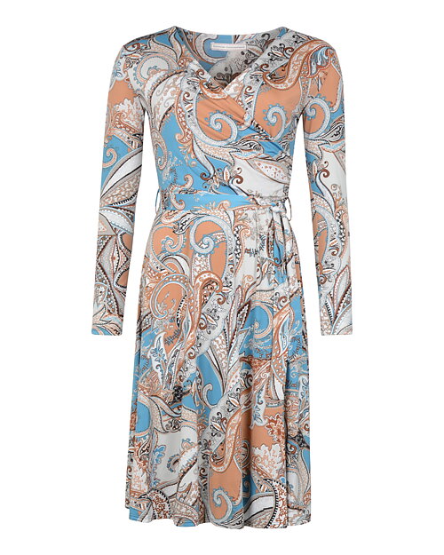 Klänning Marguerite turquoise paisley - 5