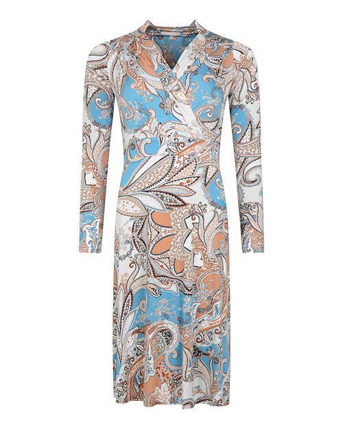 Klänning Pauline turquoise paisley - 5