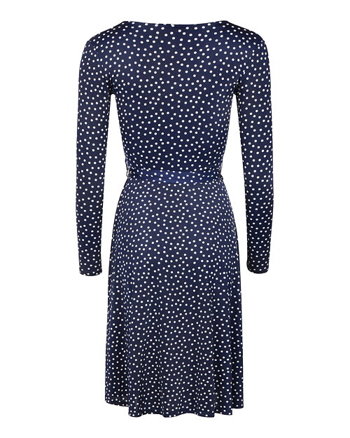 Klänning Marguerite midnight blue dot - 6