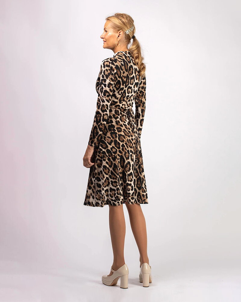 Klänning Pauline leopard