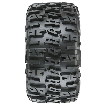 Pro-Line 1/5 Trencher Pro-Loc F/R 4.3" X-MAXX MTD 24mm Blk/Gry Impulse (2)