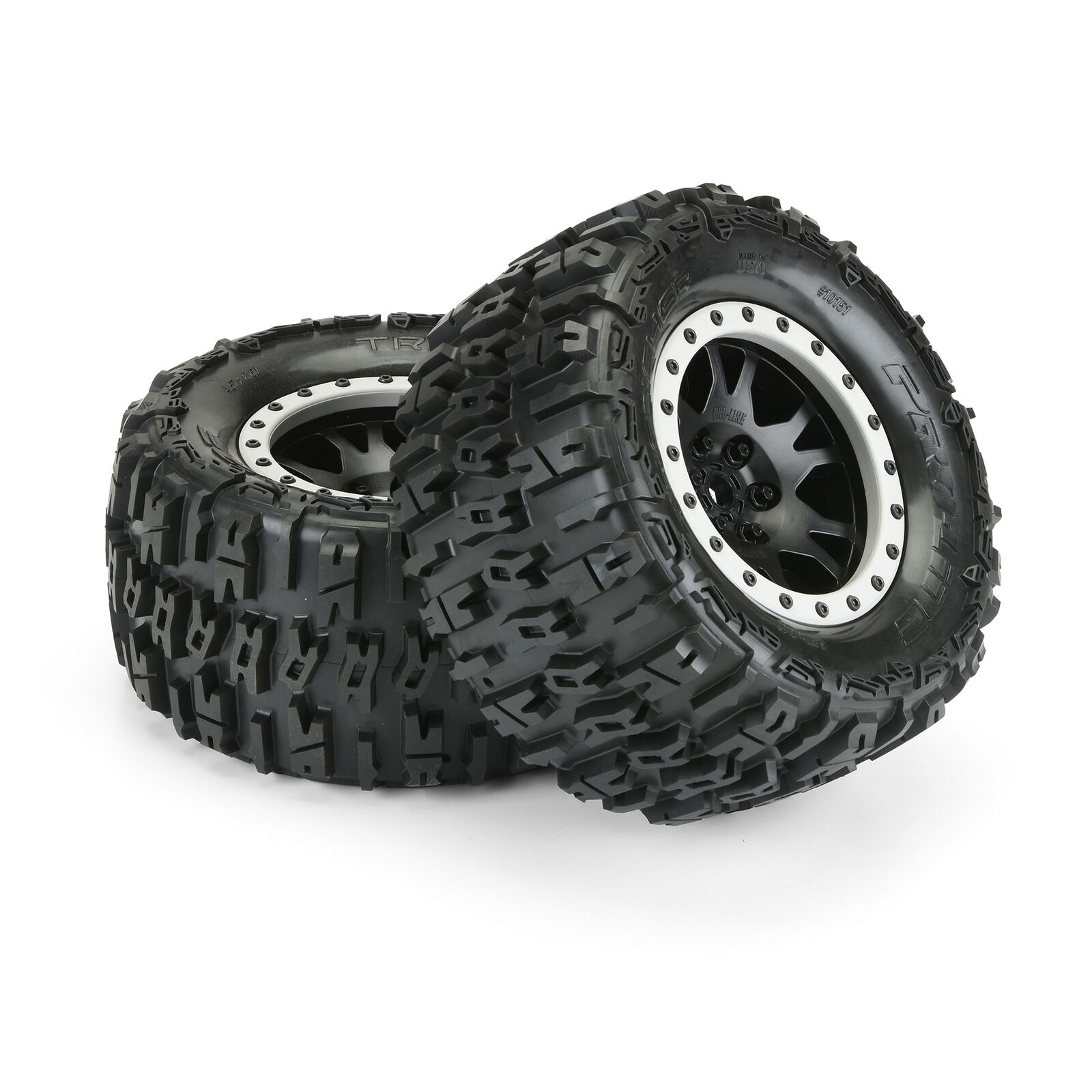 Pro-Line 1/5 Trencher Pro-Loc F/R 4.3" X-MAXX MTD 24mm Blk/Gry Impulse (2) - 3