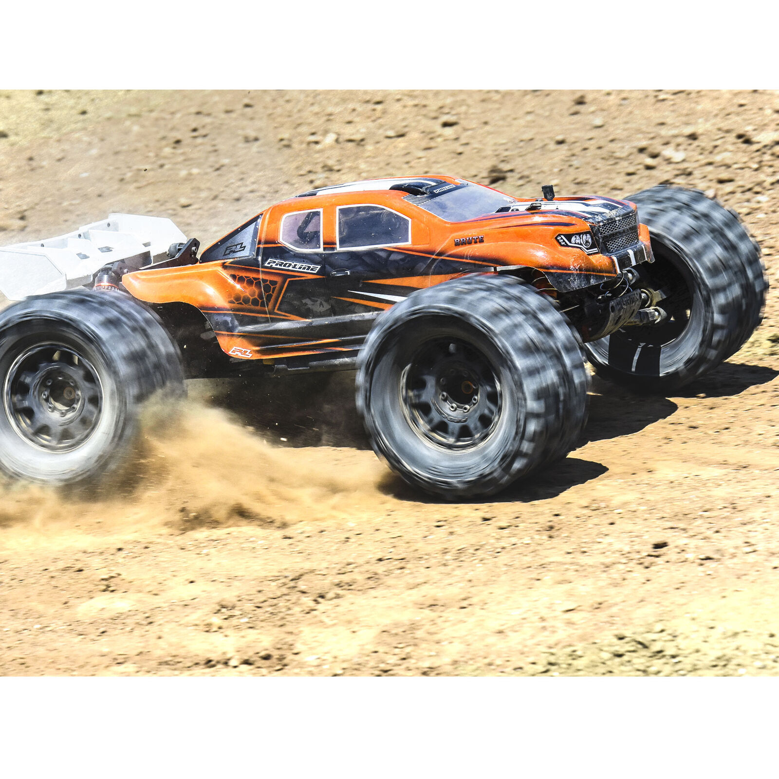 Pro-Line 1/8 Trencher HP BELTED F/R 3.8" MT Tires Mounted 17mm Black Raid (2) - 7