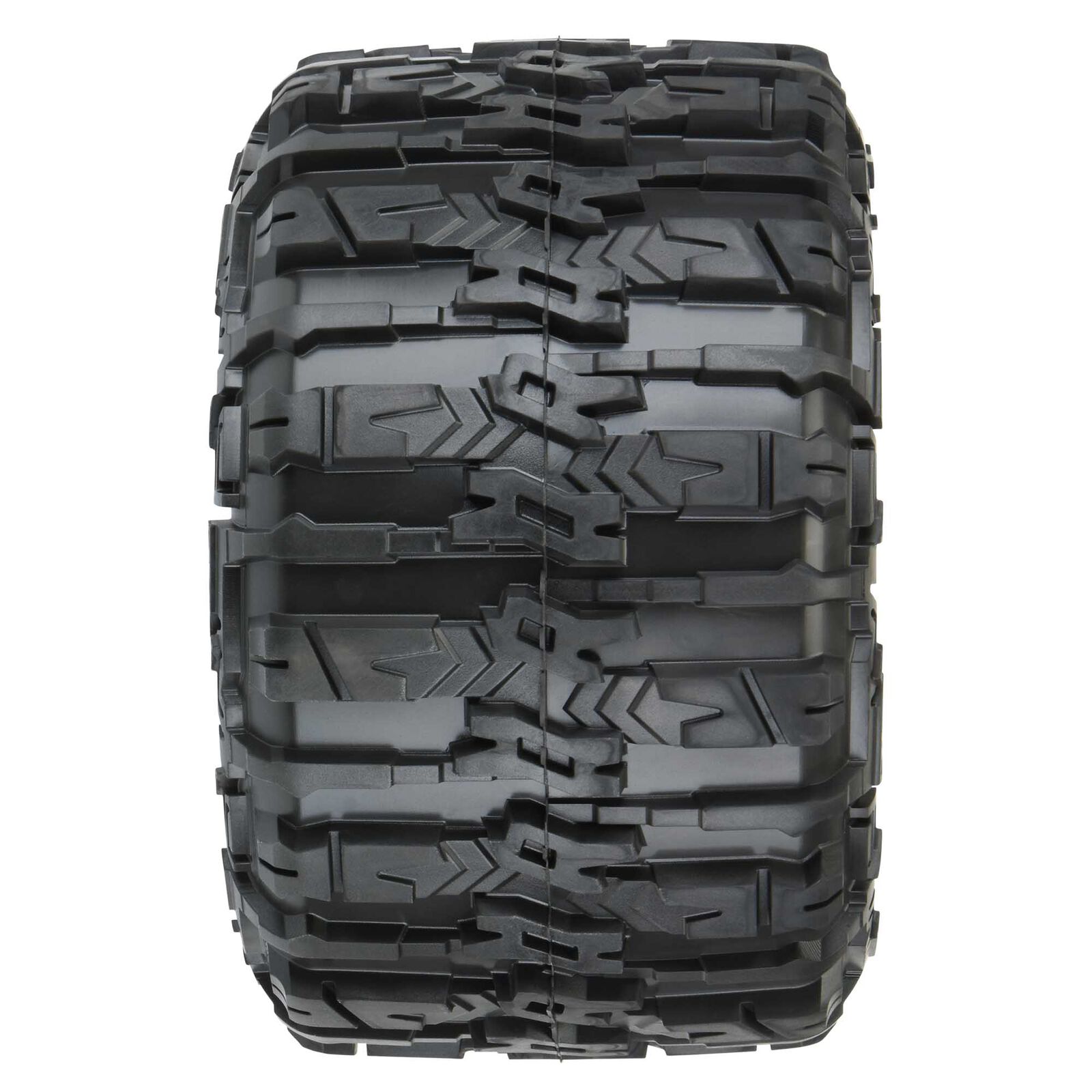 Pro-Line 1/8 Trencher HP BELTED F/R 3.8" MT Tires Mounted 17mm Black Raid (2) - 2