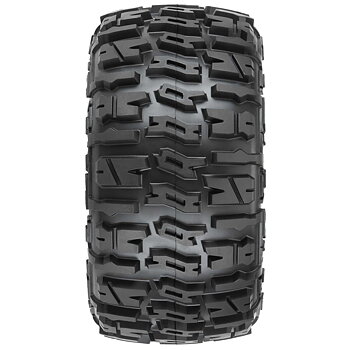 Pro-Line Trencher LP F/R 3.8" MT Tires Mounted 17mm Black Raid (2)