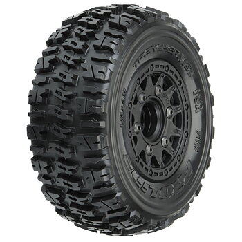 Pro-Line 1/10 Trencher X Front/Rear 2.2"/3.0" SC Mounted 12mm Black Raid (2)