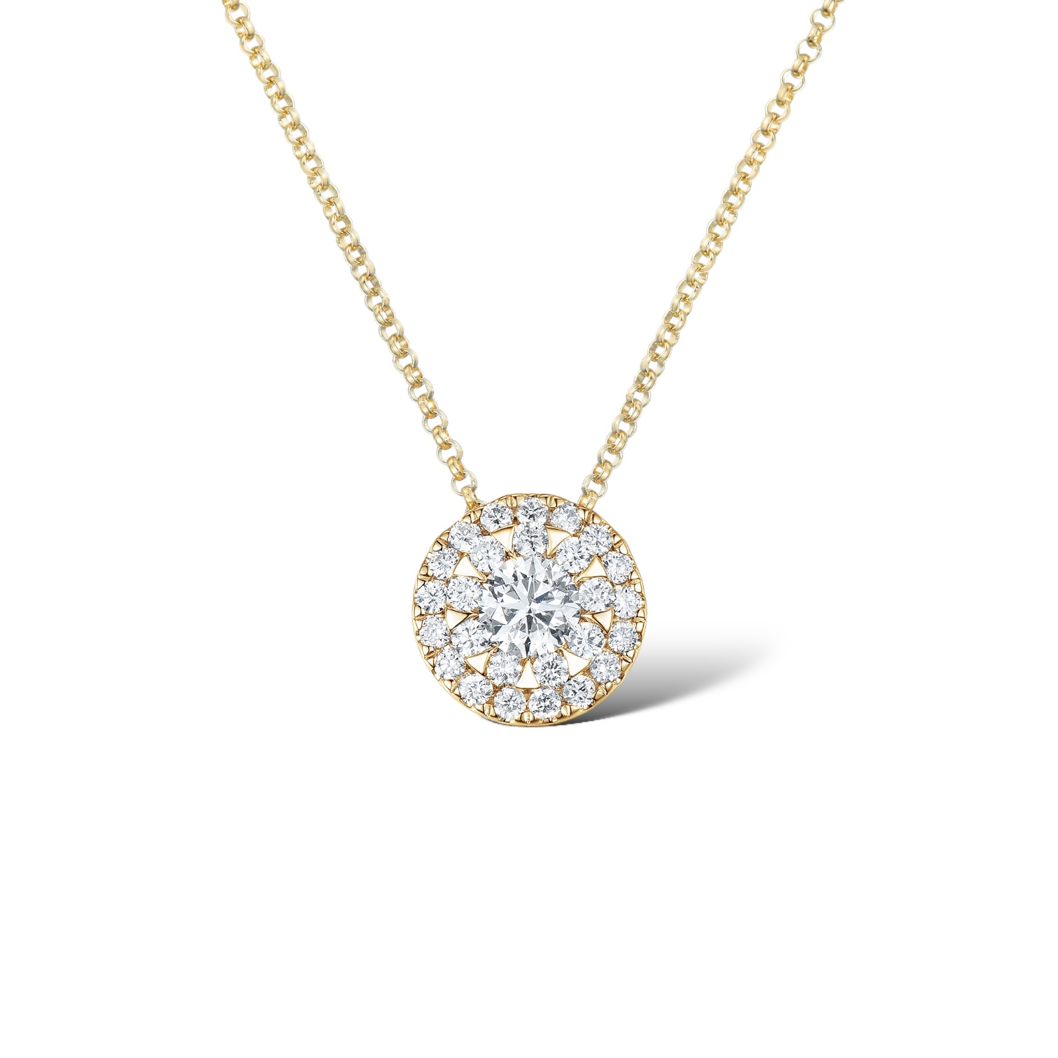 Diamond fiore necklace - 2