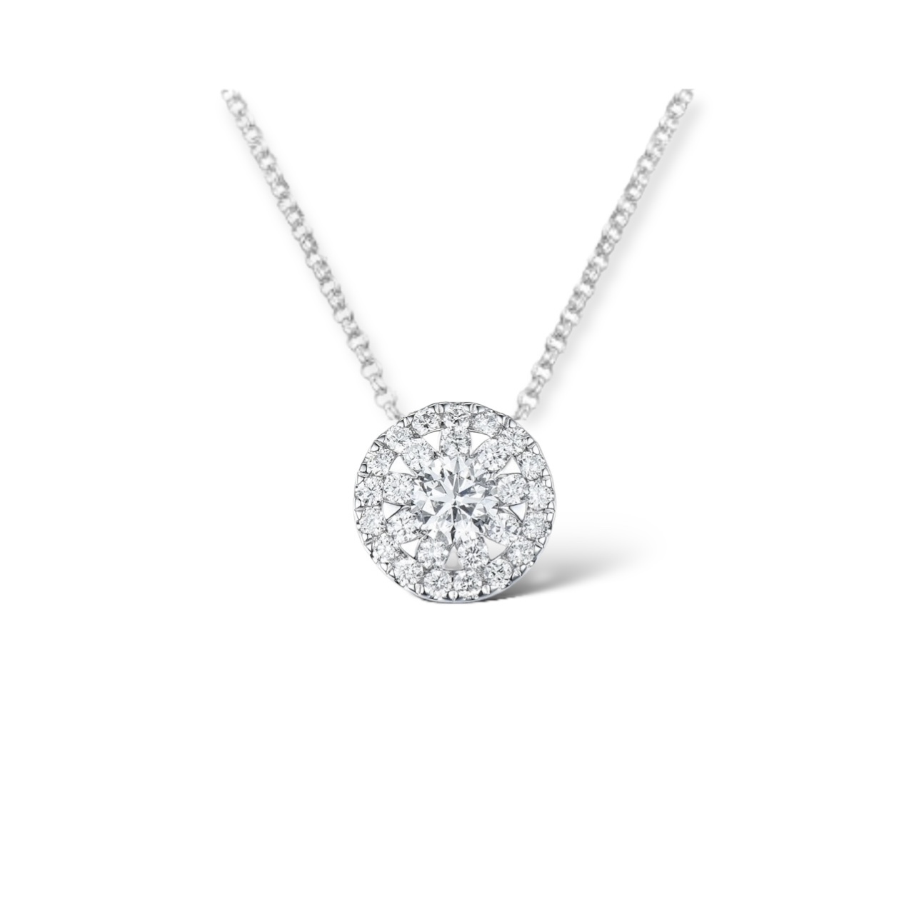 Diamond fiore necklace - 3