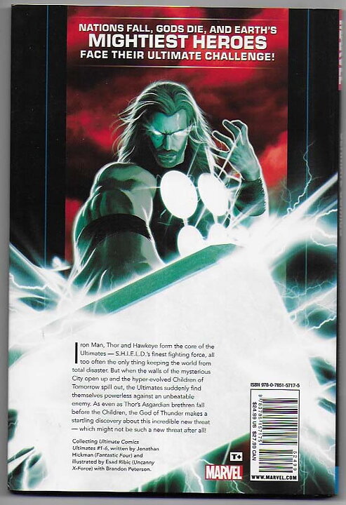 Ultimate Comics: Ultimates By Jonathan Hickman Volume 1 HC NM