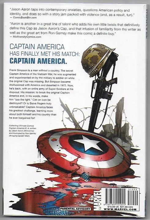 Ultimate Comics: Captain America Premiere Edition HC NM- Jason Aaron
