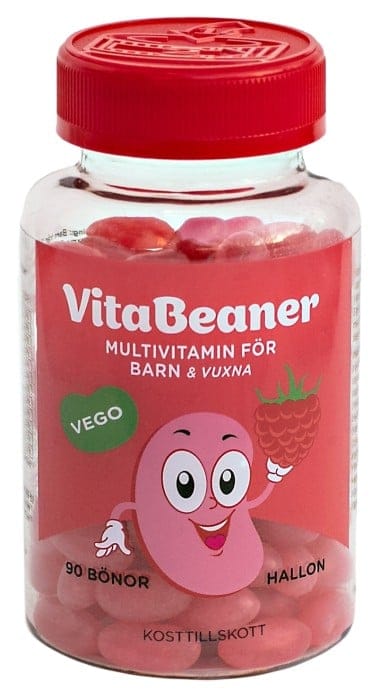 VitaBeaner Multivitamin Hallon 90 tuggtabletter