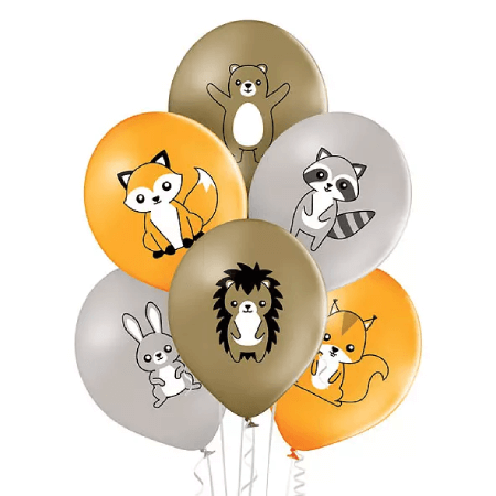 Ballonger Skogstema 8-pack