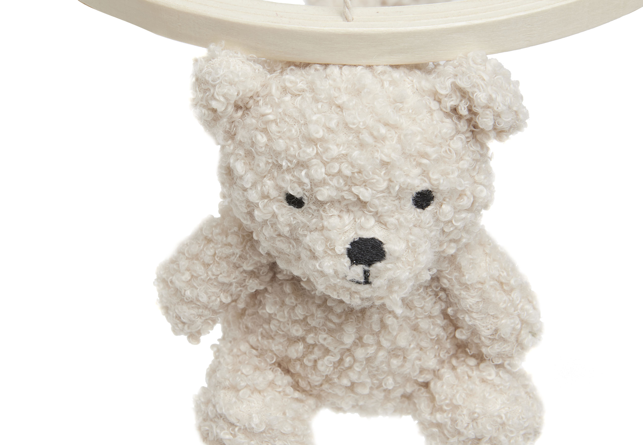 Jollein Sängmobil Teddy Bear Wild Rose/Naturel - 3