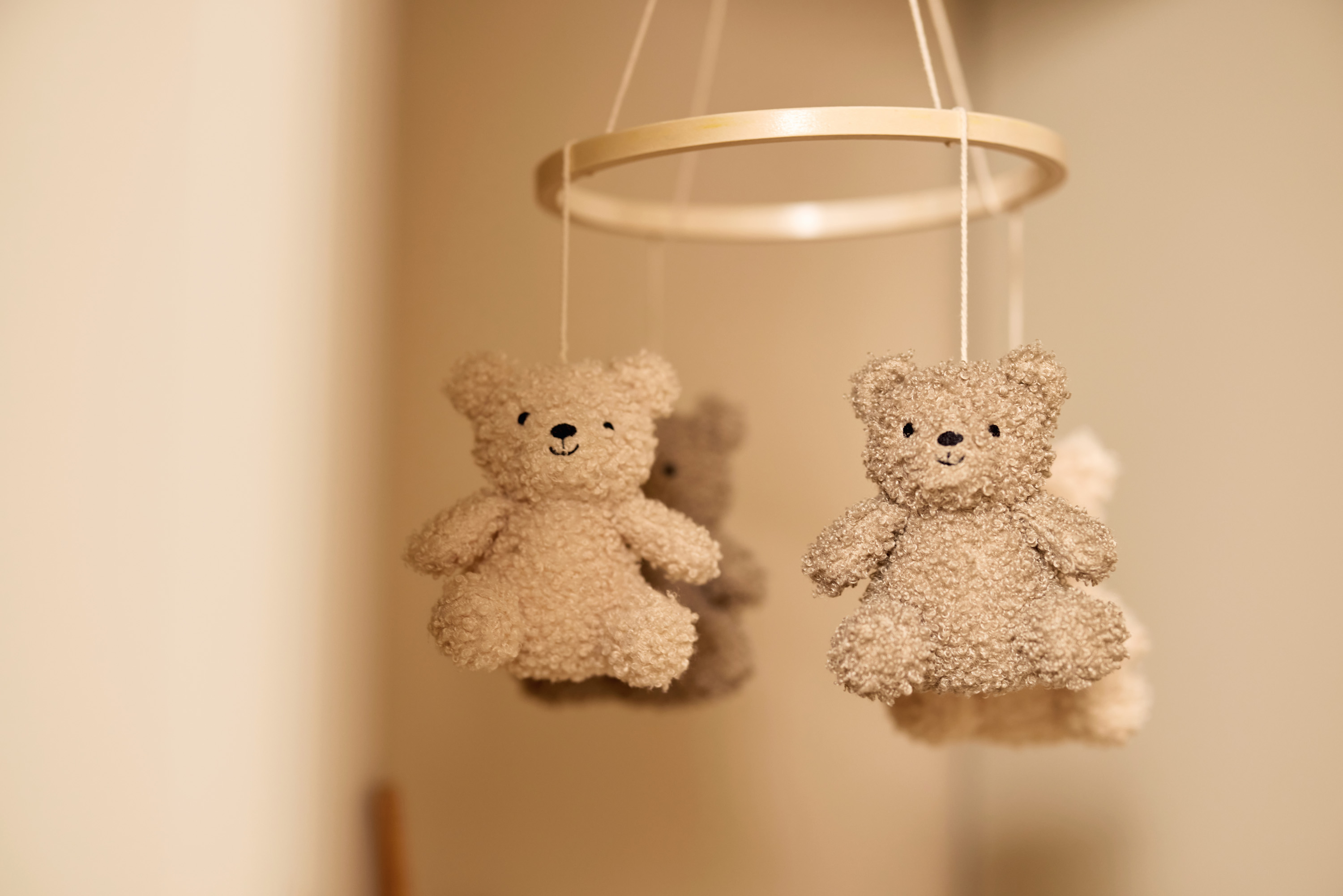 Jollein Sängmobil Teddy Bear Olive Green/Naturel - 5