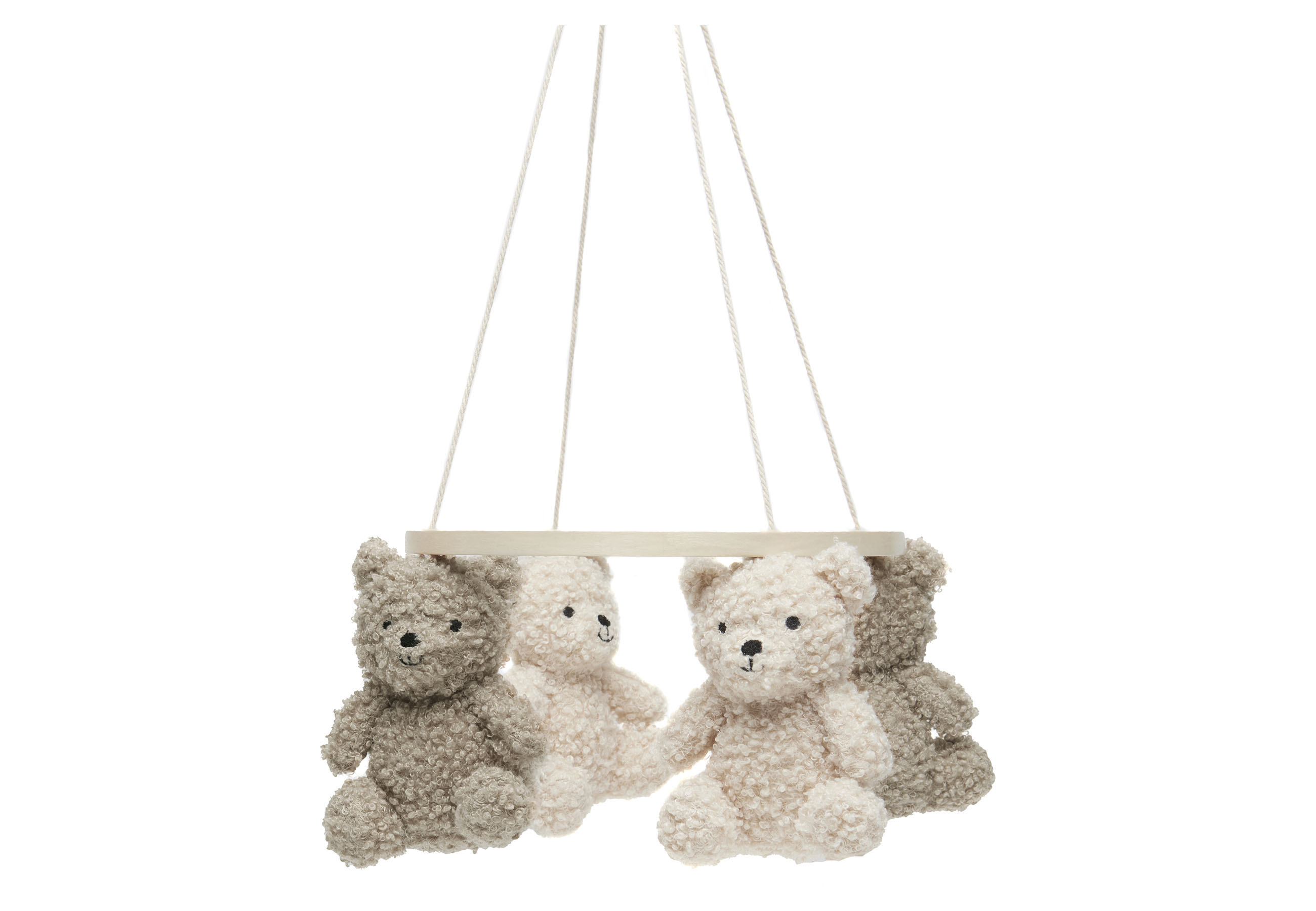 Jollein Sängmobil Teddy Bear Olive Green/Naturel