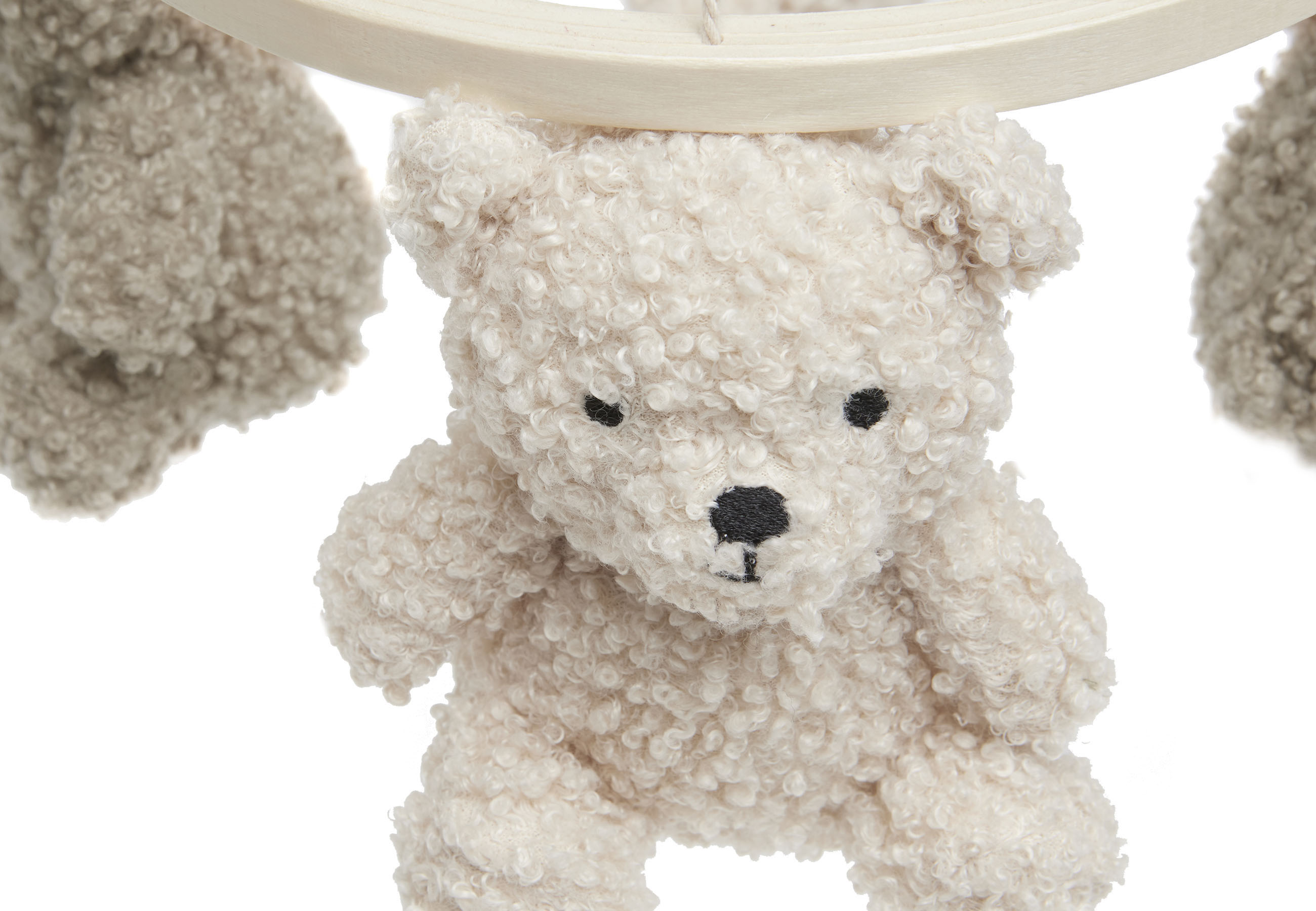 Jollein Sängmobil Teddy Bear Olive Green/Naturel - 3