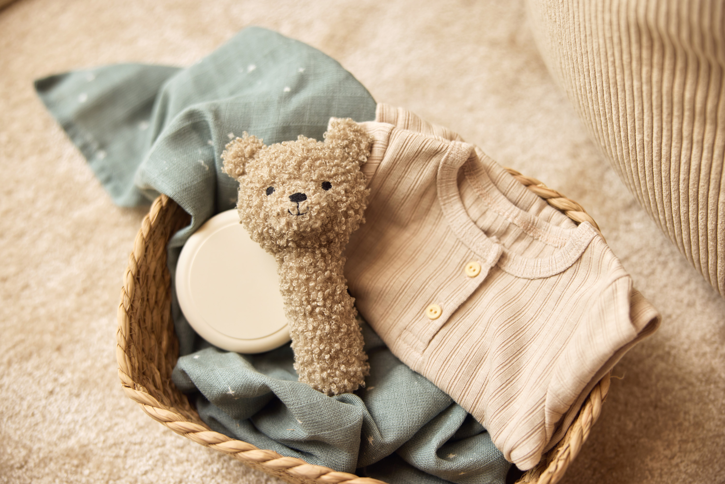Jollein Skallra Teddy Bear Olive Green - 3