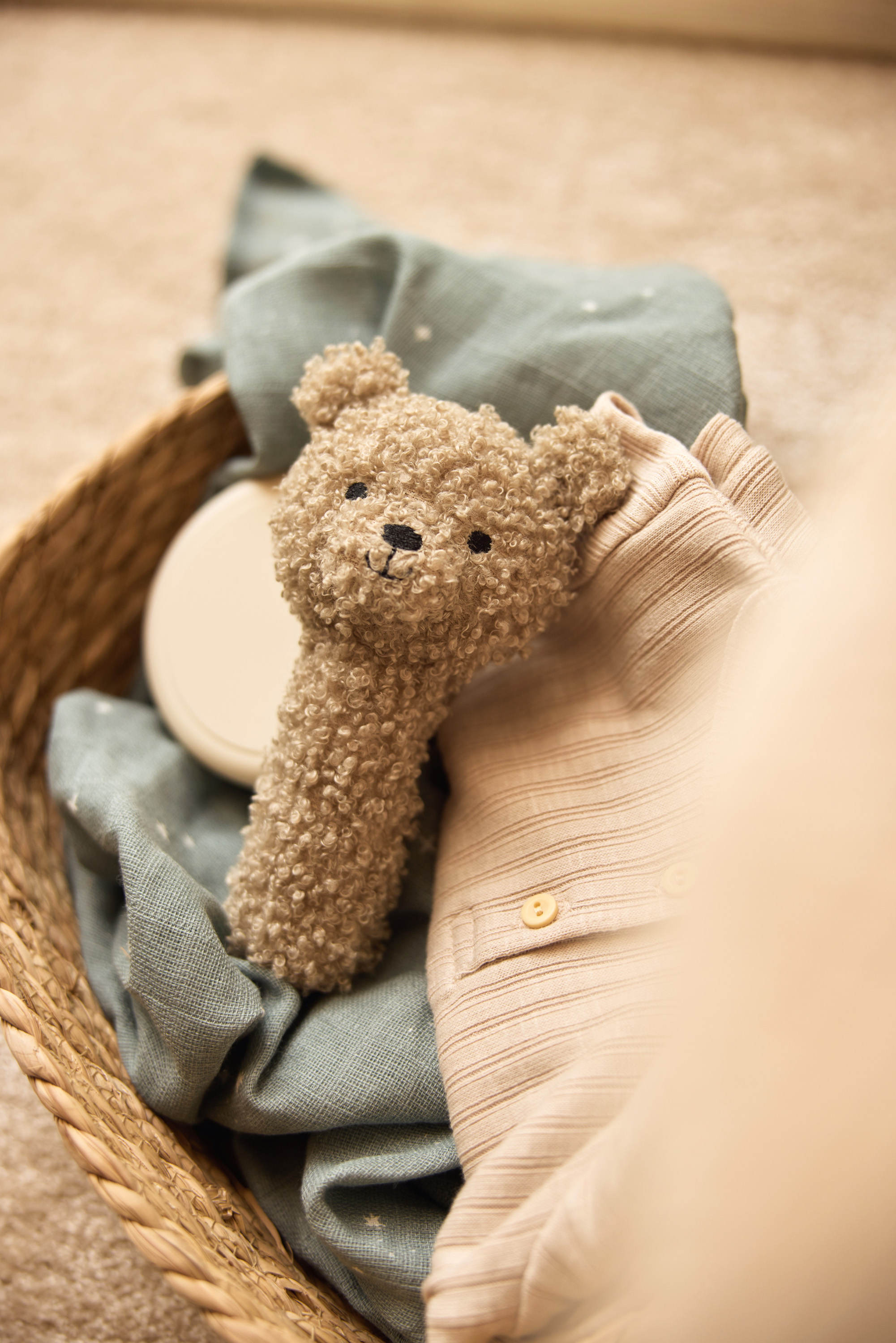 Jollein Skallra Teddy Bear Olive Green - 4