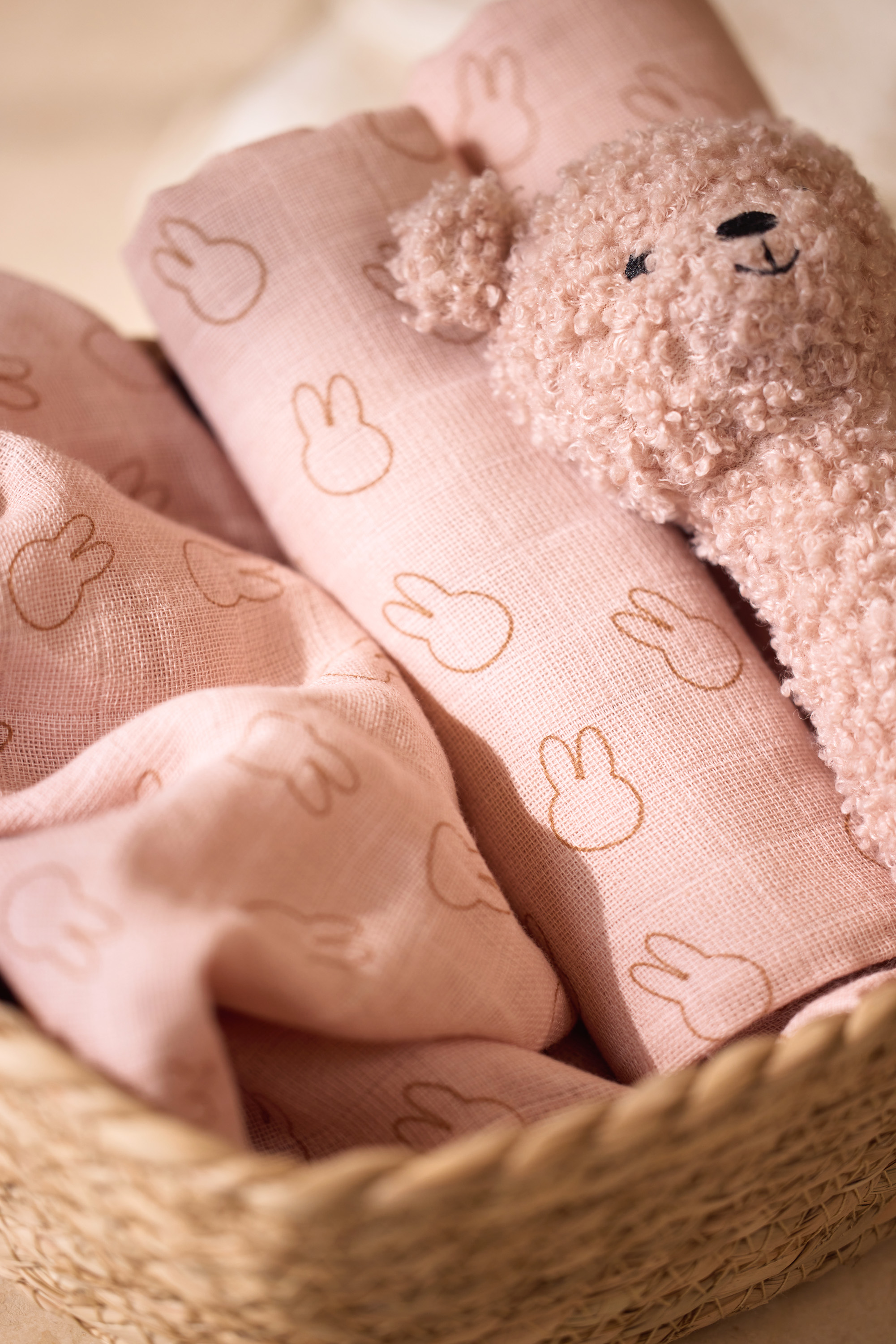Jollein Skallra Teddy Bear Wild Rose - 4