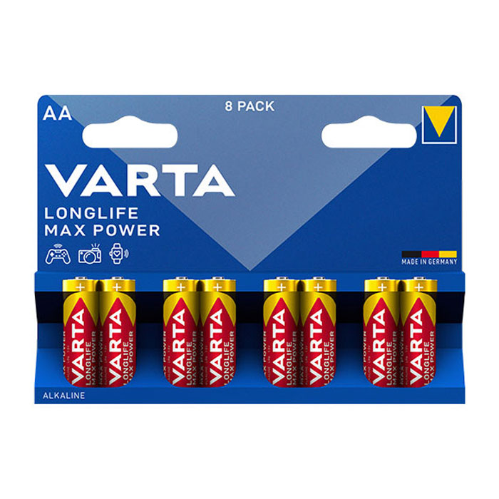 Varta Longlife Max Power AA 8-pack