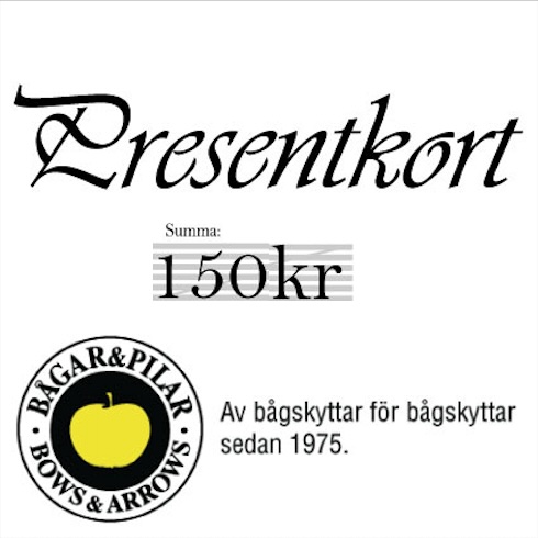 Presentkort 150 kr