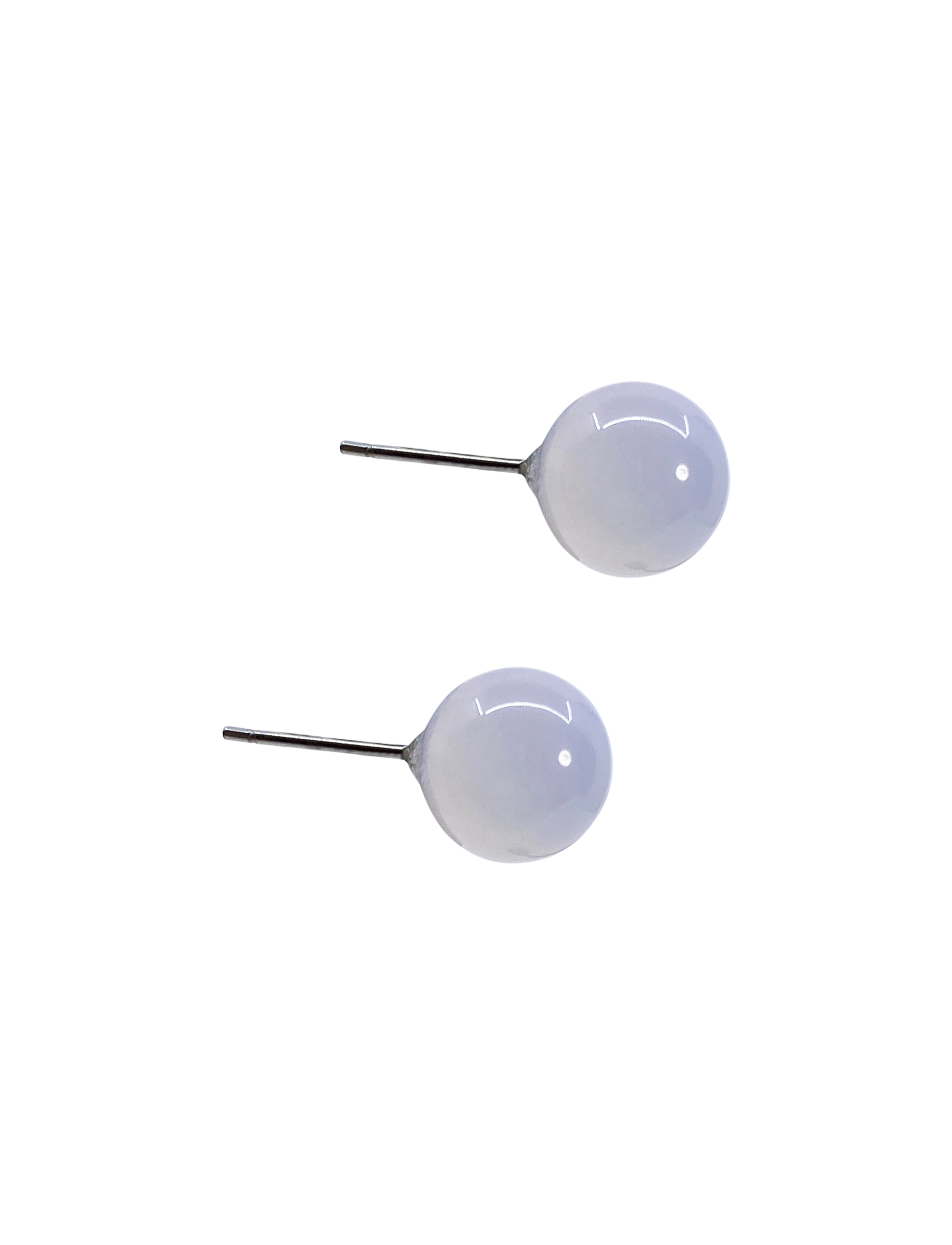  MALOU EAR 10 MM WHITE QUARTZ - 2