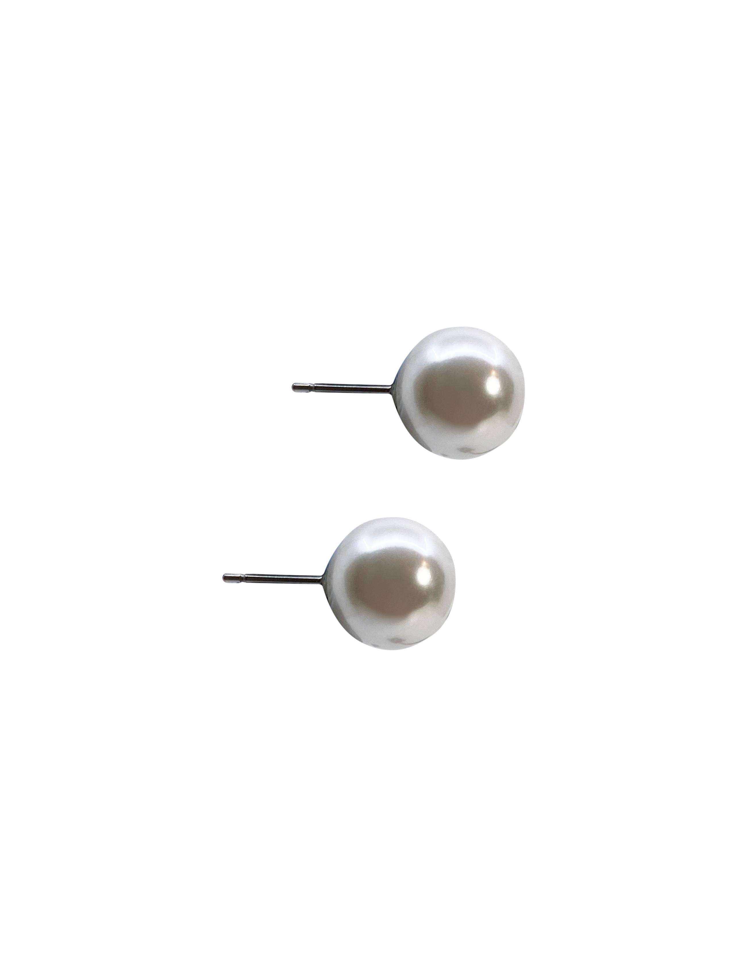  MALOU EAR 10 MM WHITE SHELL - 2