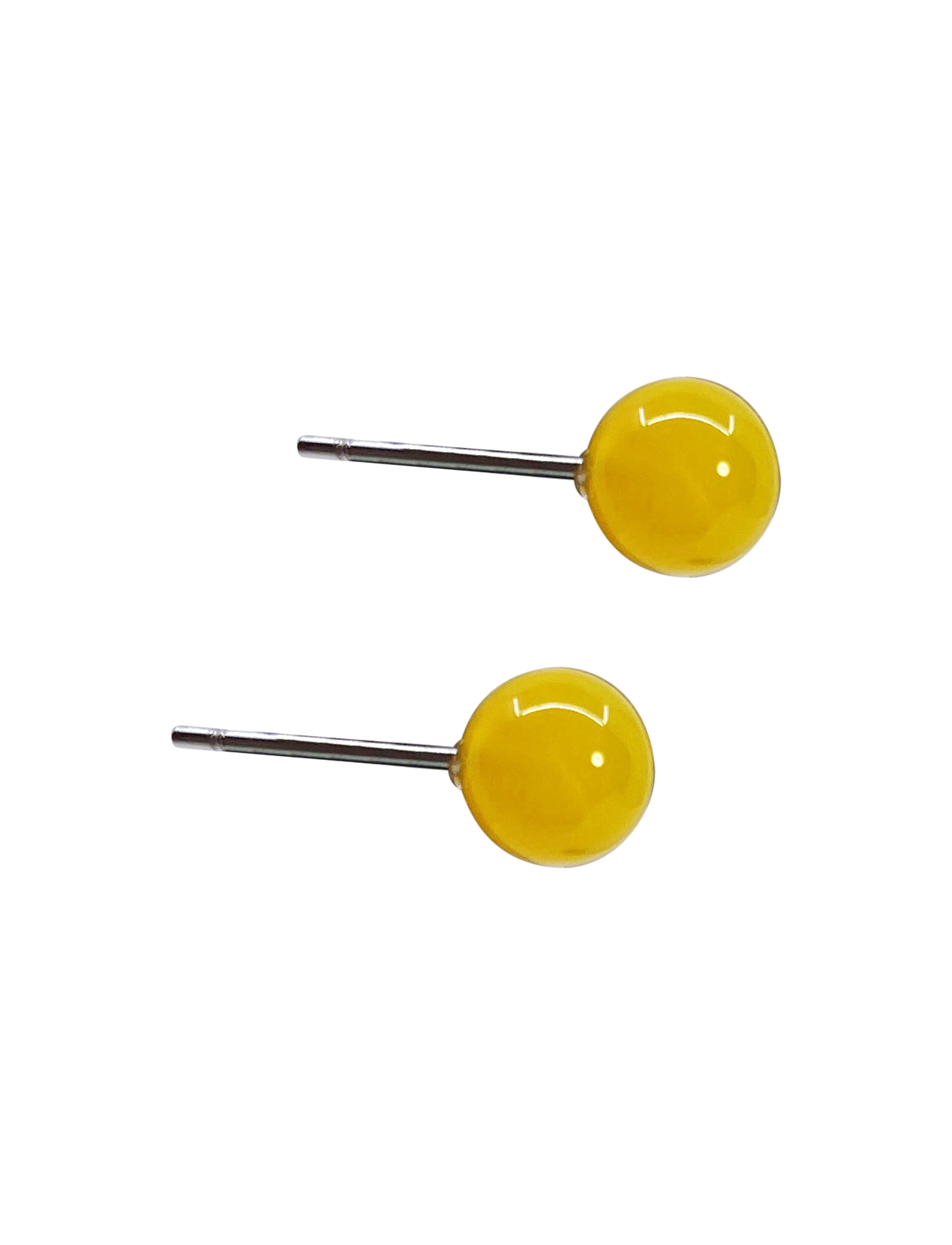  MALOU EAR 6 MM YELLOW AGATE