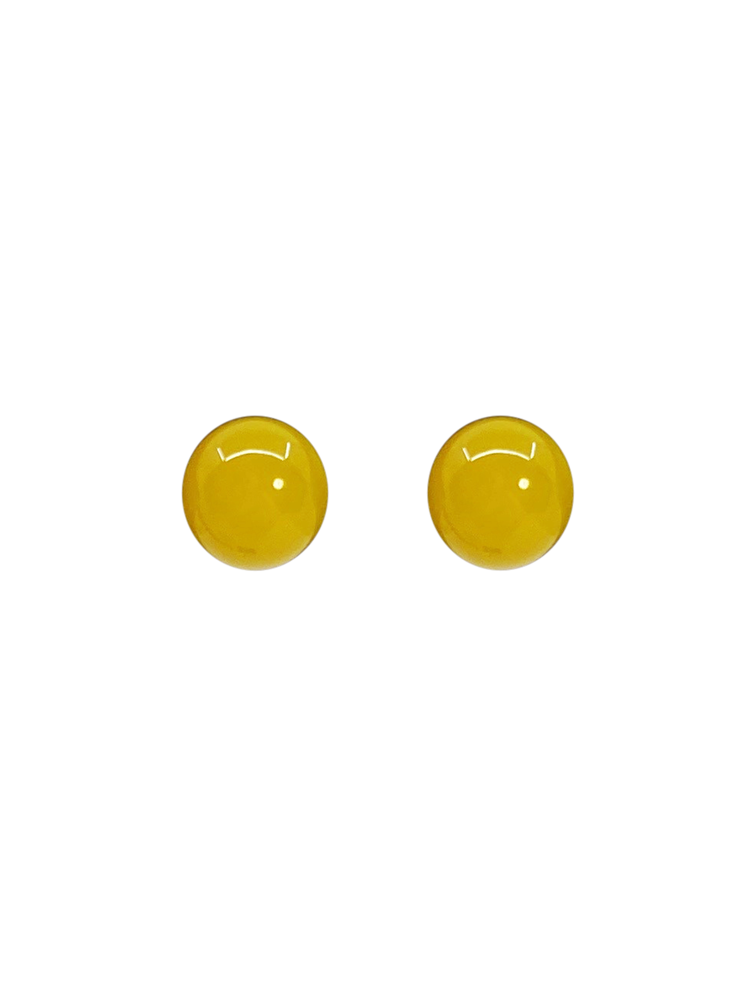  MALOU EAR 6 MM YELLOW AGATE