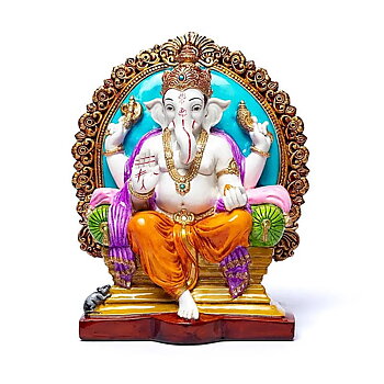 Ganesha på tronen