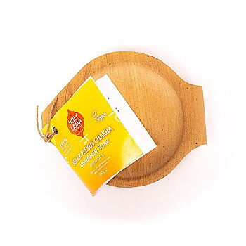 Holy Lama tvål solar plexus chakra i palmblad 100 Gr.