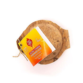 Holy Lama tvål sakralt chakra i palmblad 100 Gr.