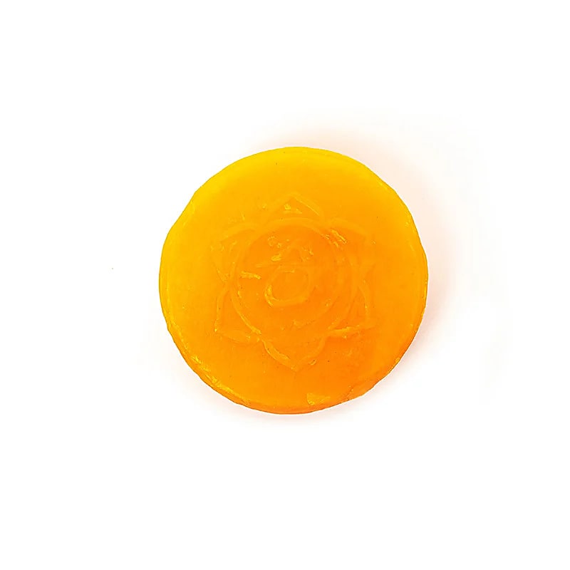 Holy Lama tvål sakralt chakra i palmblad 100 Gr. - 3