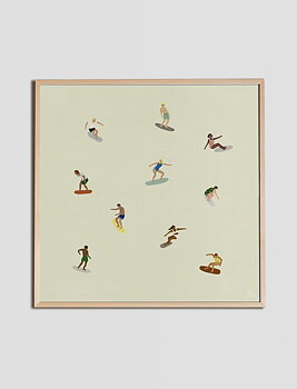 Poster Surfers 40x40, Fine Little Day