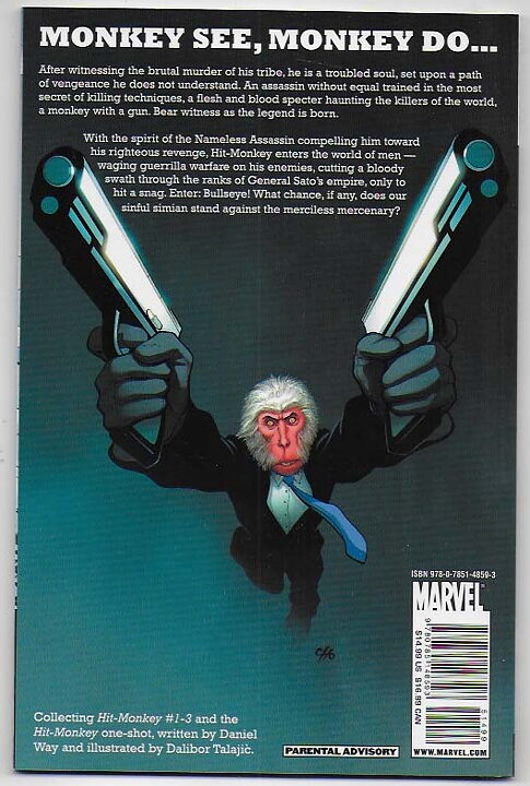 Hit-Monkey: Year of The Monkey TP NM- Daniel Way Dalibor Talajic