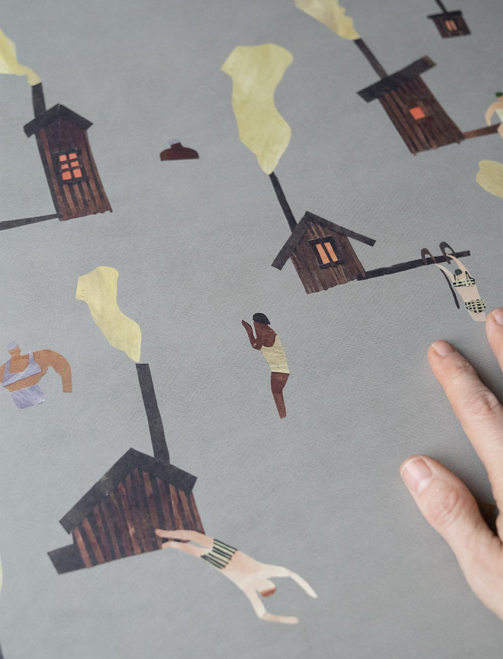 Poster Sauna 50x50, Fine Little Day - 3