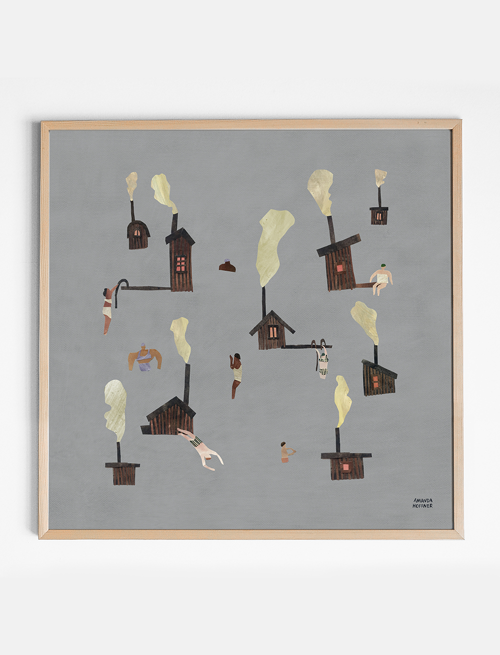 Poster Sauna 50x50, Fine Little Day