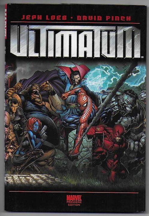 Ultimatum Premiere Edition HC NM- Svagt solblekt på ryggen Jeph Loeb David Finch