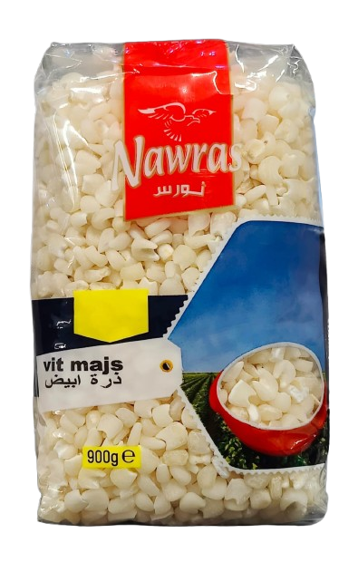 Torkade Vita Majs 900 g