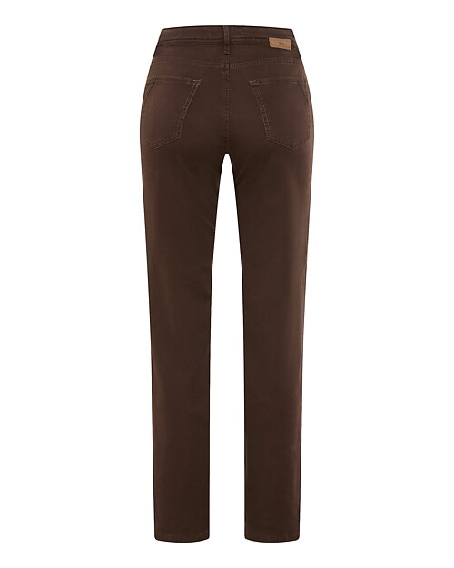 Jeans Carola mörkbrun lyocellblanding - 7
