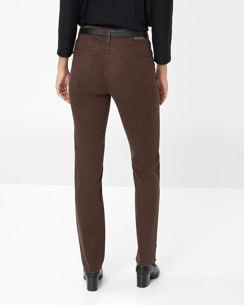 Jeans Carola mörkbrun lyocellblanding