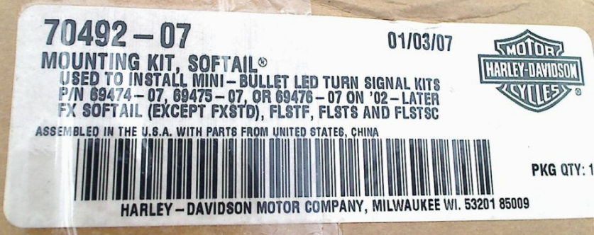 Kit-Mtg,Led T-Sgnl/Softail - 2
