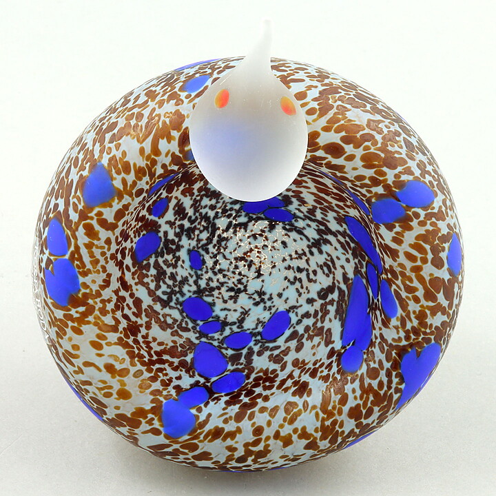 ウルリカ・ヒードマン・ヴァリーン Cocooシリーズ　鳥の器  10cm  2001年 〈箱付き〉