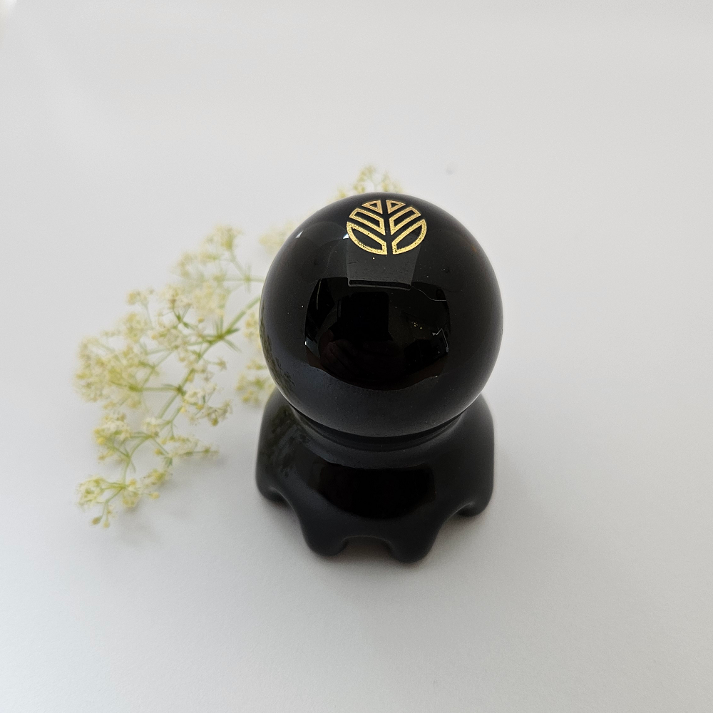 Zonya Octopus Massage Svart Obsidian - 4