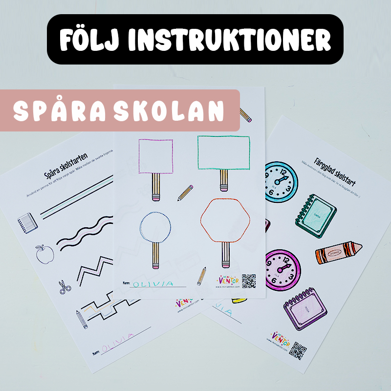 Pysselpaket - Allt till Skolstarten - 7