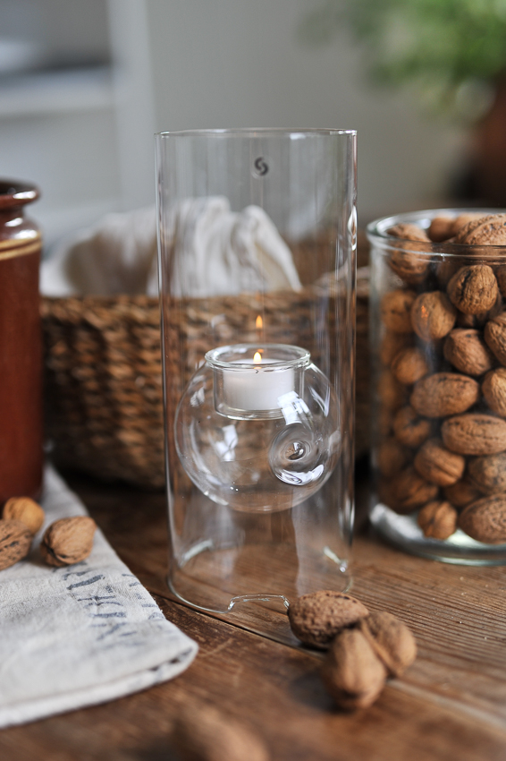 Ekerö Candle Holder - Lantern - Candlestick - Lantern - Clear Glass - 10x24 cm - 6