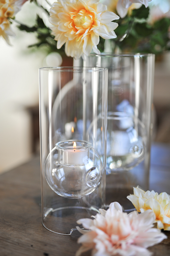 Ekerö Candle Holder - Lantern - Candlestick - Lantern - Clear Glass - 10x24 cm - 9