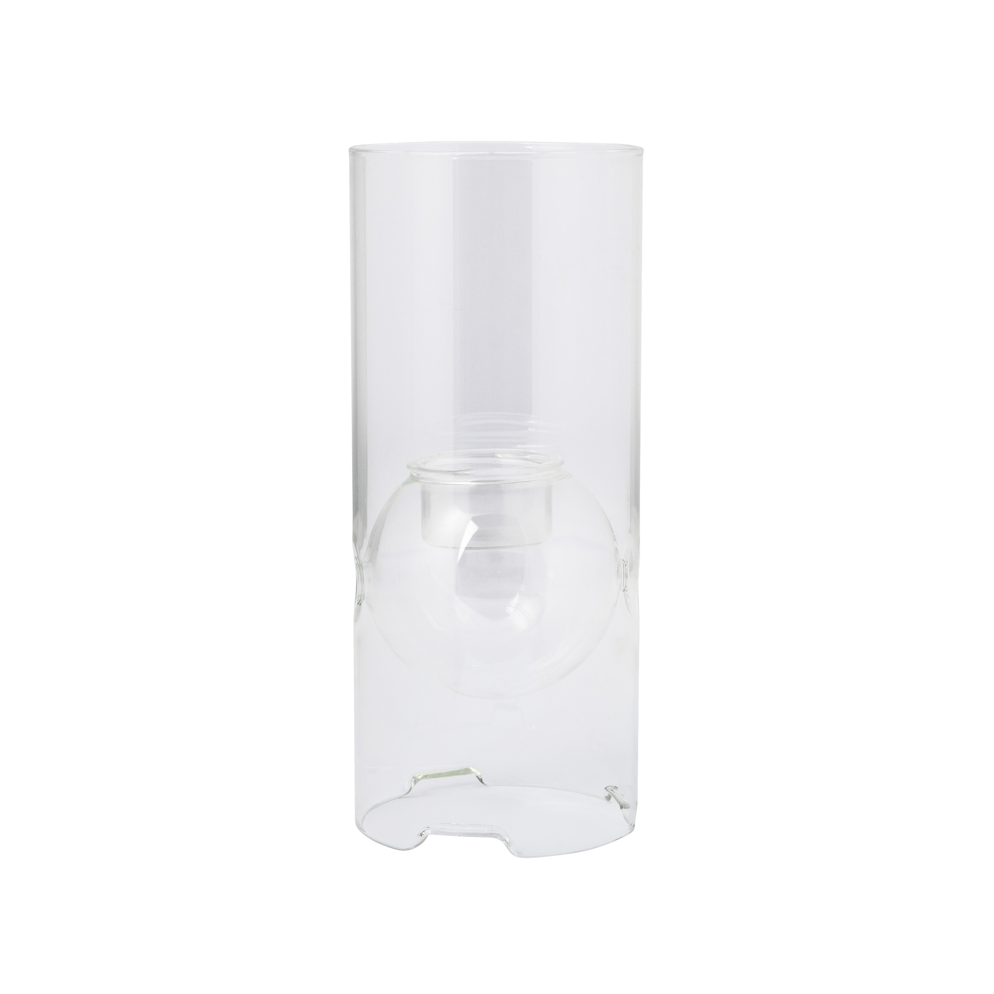 Ekerö Candle Holder - Lantern - Candlestick - Lantern - Clear Glass - 10x24 cm - 8
