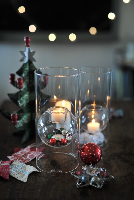 Ekerö Candle Holder - Lantern - Candlestick - Lantern - Clear Glass - 10x24 cm - 2